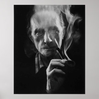 Marcel Duchamp (com pipe) Impressão de arte