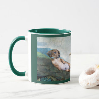 Marcello a criação do cão caneca de uma arte de 11