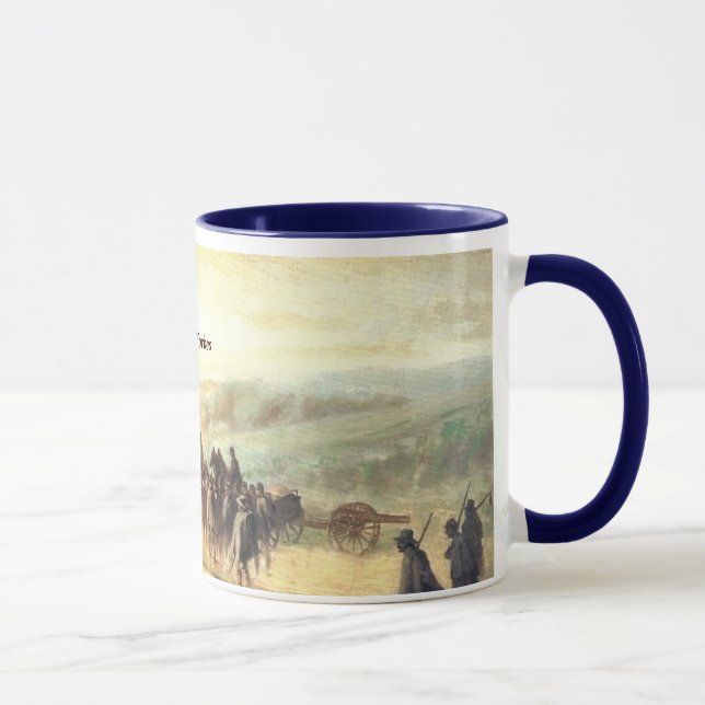 Marcha na chuva após a caneca de Gettysburg (Direita)