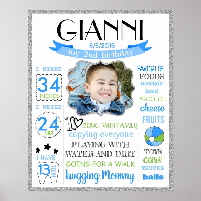 marco do banner poster de sinal de parte segundo a (Frente)