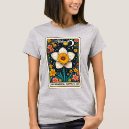 Março Mês de Nascimento Flor Daffodil T-Shirt