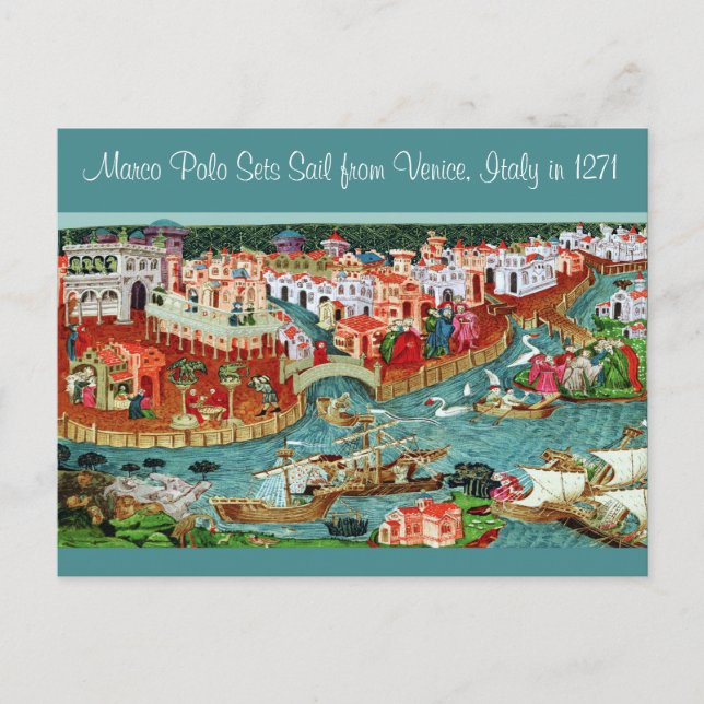 Marco Polo define cartão postal (Frente)