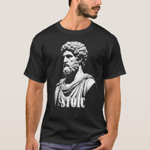 Marcus Aurelius Stoic Wisdom T-Shirt para Homens