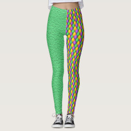 Mardi Gras 4 Diamantes Pop Leggings de Moda