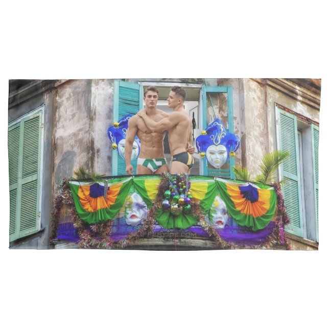 Mardi Gras de SlipperyJoe mascara decorações de mi (Frente)