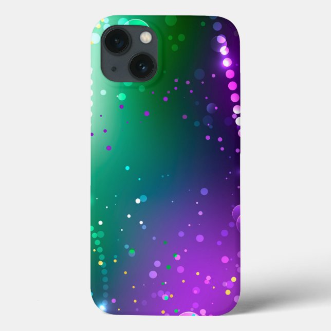 Mardi Gras Festivo Purple Background (Verso)