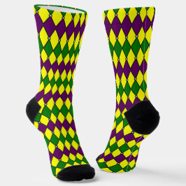 Mardi Gras Harlequin Diamond Pattern
