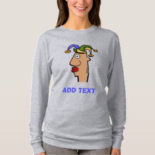 Mardi Gras Jester Head T-Shirt