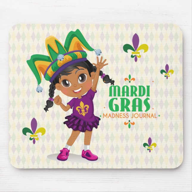 Mardi Gras Madness Mouse Pad (Frente)