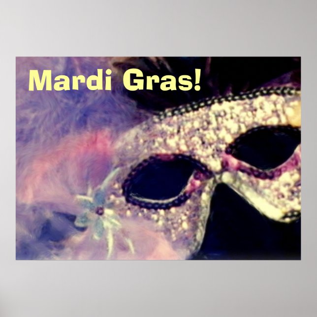 Mardi Gras Mask poster (Frente)
