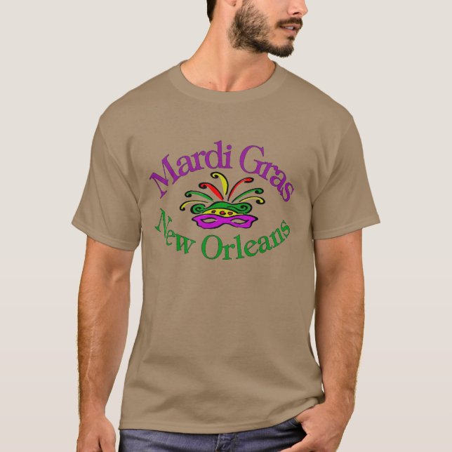 Mardi Gras New Orleans T-Shirt (Frente)