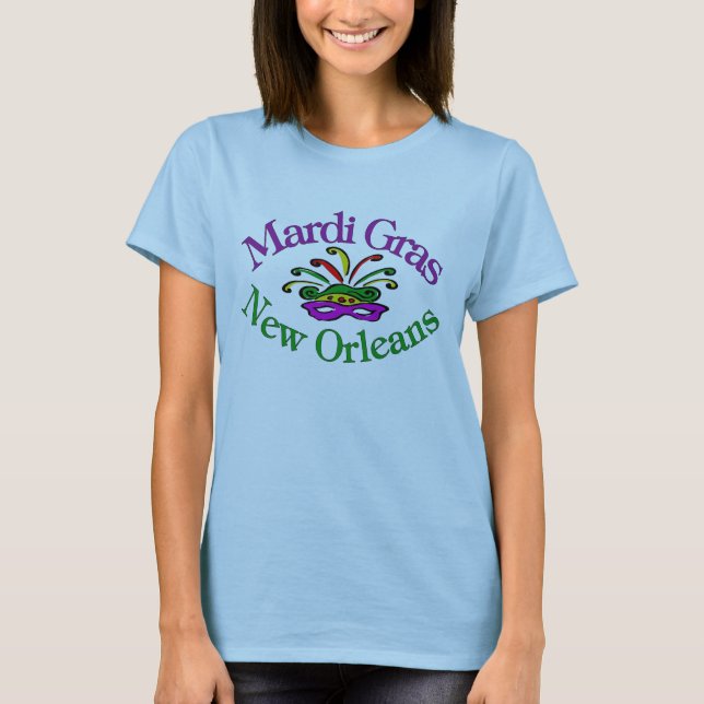 Mardi Gras New Orleans T-Shirt (Frente)