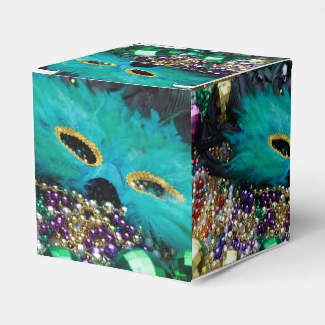 Mardi Gras Partido Festivo Favorece Caixa de Prese (Frente)