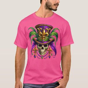 Mardi Gras Skull Top Hat New Orleans WitDoctor