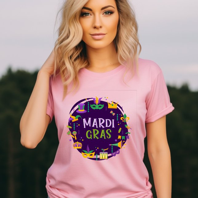 Mardi Gras T-Shirt (Criador carregado)