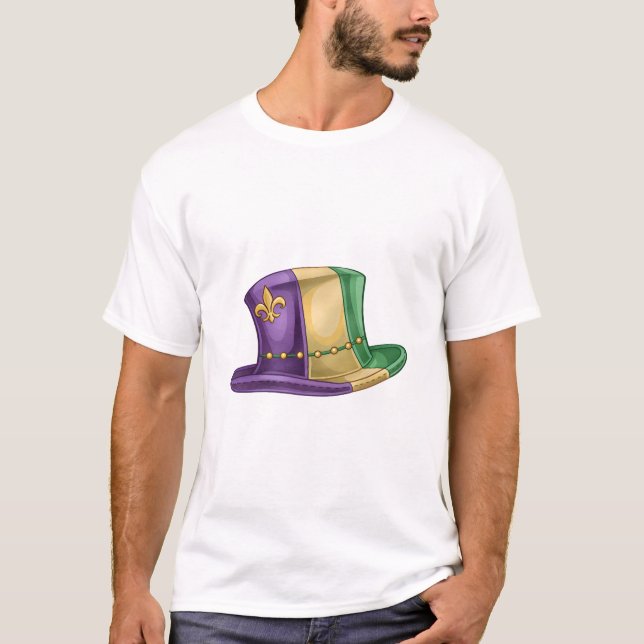 Mardi Gras Top Hat Illustration  (Frente)