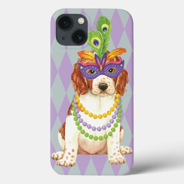Mardi Gras Welsh Springer Spaniel (Verso)