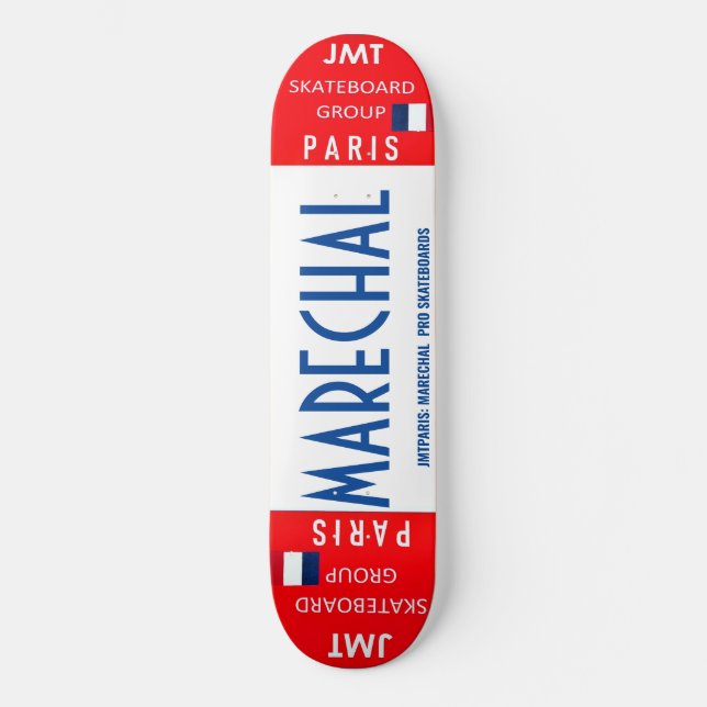 MARECHAL JMT PARIS 8 1/4" Deck de Skateboard (Frente)