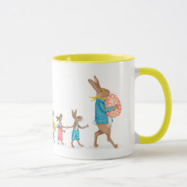 Mares numa caneca personalizada de caça a ovo na P