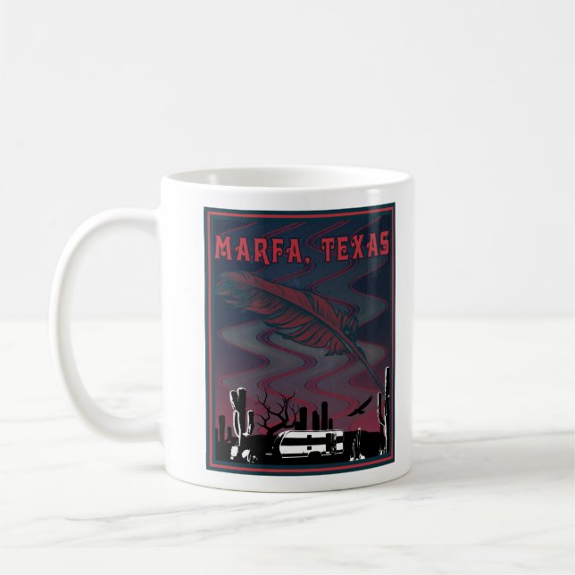 Marfa, caneca de café de Texas (Esquerda)