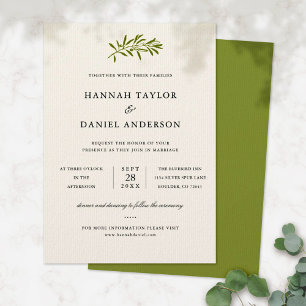 Marfim do cartão do convite do casamento do ram
