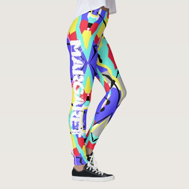Margaret Pastel Colors Leggings Positivas de Víbli (Direita)