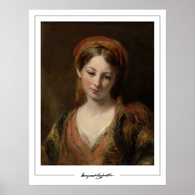 Margaret Sarah Carpenter Zedign Art Poster nº 1 (Frente)