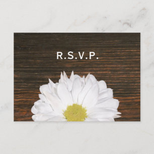 Margarida & Barnwood RSVP Wedding rústico
