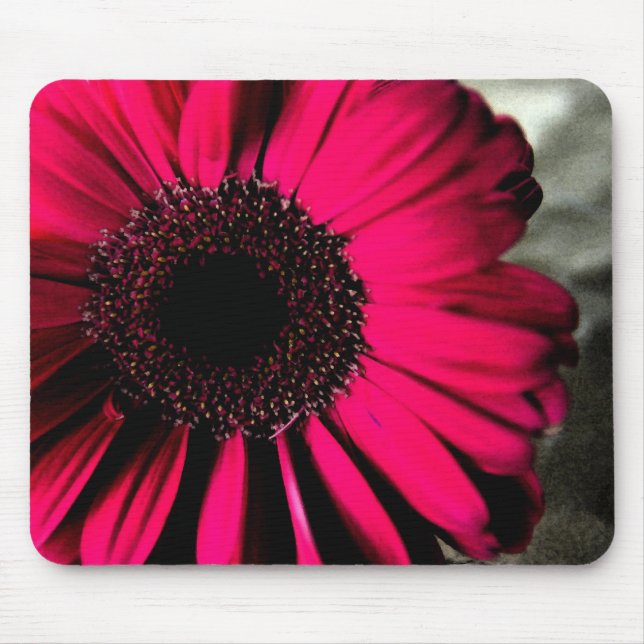 Margarida cor-de-rosa Mousepad (Frente)