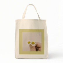“Margarida na Ponta do Dedo – Bolsa Tote de Botâni