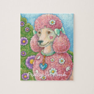 MARGARIDA o QUEBRA-CABEÇA cor-de-rosa francês da