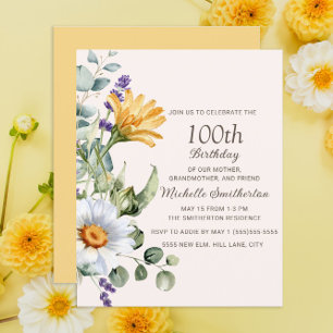 Margaridas Brancas e Flores Silvestres Amarelas 10