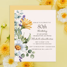 Margaridas Brancas e Flores Silvestres Amarelas An