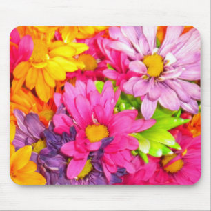 Margaridas coloridas Mousepad