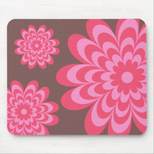 Margaridas Groovy modernas Mousepad