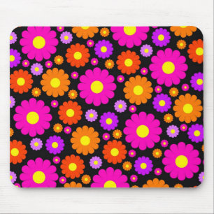 Margaridas retros Mousepad