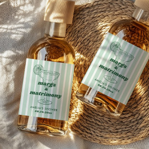 Margs & Matrimony Retro Bachelorette Chá de panela