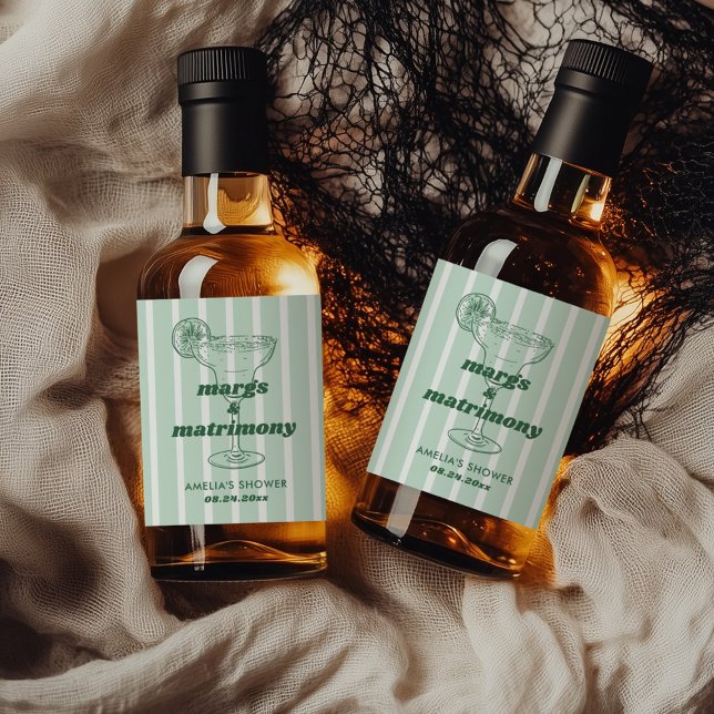 Margs & Matrimony Retro Bachelorette Chá de panela (Criador carregado)