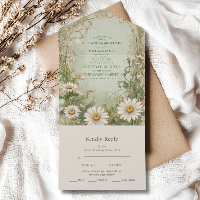Marguerite Daisy Dusty Wedding (Criador carregado)