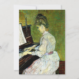 Marguerite Gachet ao Piano por Vincent van Gogh