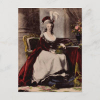 Maria Antonieta ~ Cartão postal / Convites