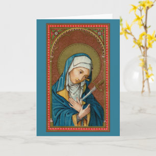 Maria como Mater Dolorosa (SAU20) Cartão de Boas F