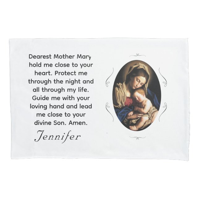 Maria & Menino Jesus Personalizável (Frente)