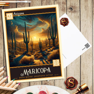 Maricopa, Arizona Cartão Postal Antigo