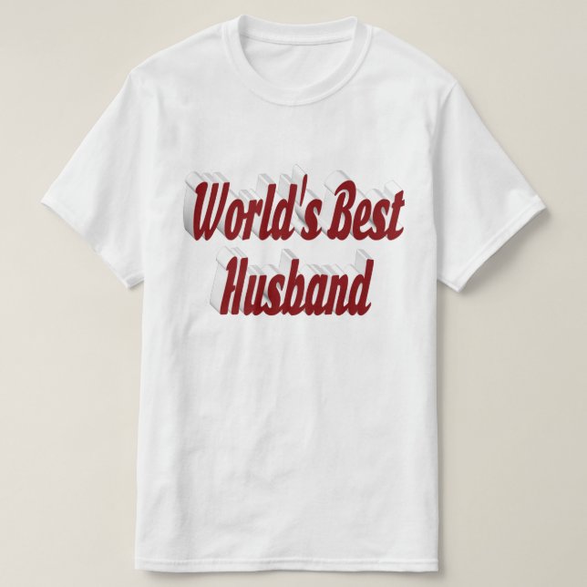 Marido com T-Shirt burgundy (Frente do Design)
