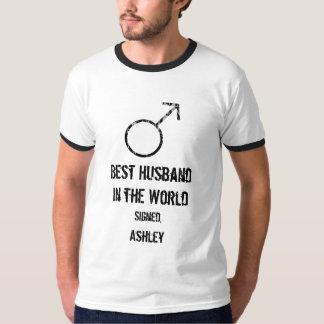 Marido da camisa de Peronalized o melhor no mundo