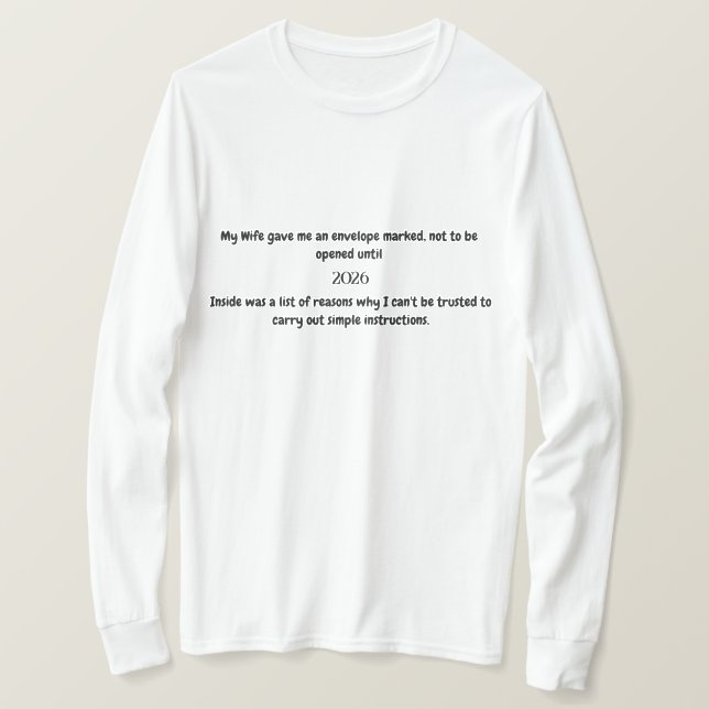 Marido T-Shirt (Frente do Design)