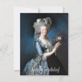 Marie Antoinette com um rosa