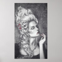 Marie Antoinette Poster Rococo Poster Versailles