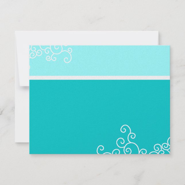 Marielle Shimmer Bat Mitzvah Wedding RSVP (Frente)